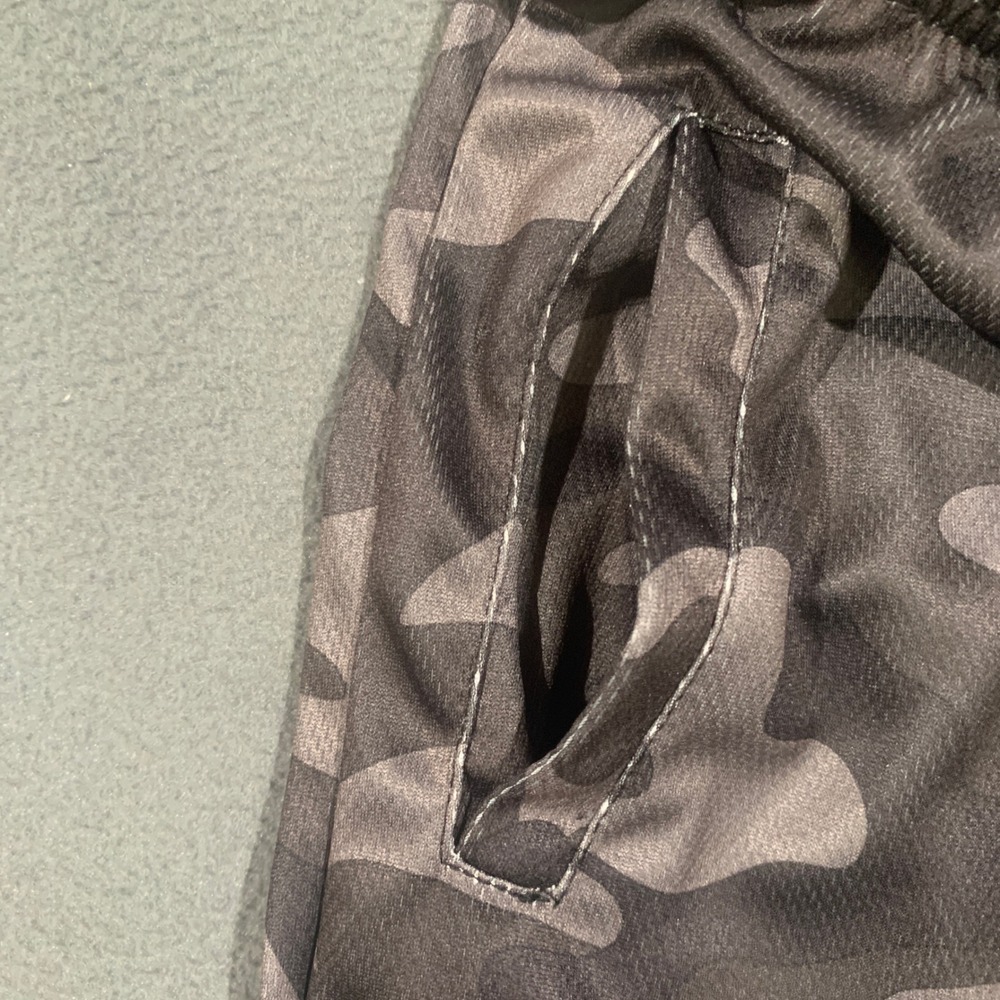 Real Essentials Joggers Boys Medium 3 Pack Black Navy Gray Camo Athletic Pants - Picture 6 of 8